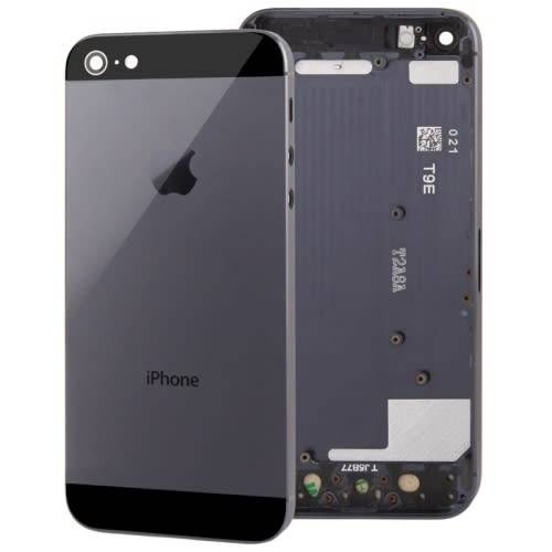 BACK COVER FULL HOUSING FOR iPHONE 5/ 5s (silver/gunmetal)