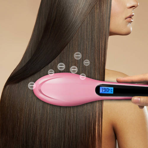 FAST HAIR STRAIGHTENER - PINK