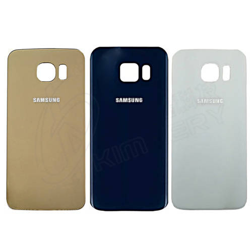 Samsung Galaxy S6 (G920F) Battery Back Glass Rear Cover (black/white/gold)