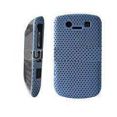 Mesh Hard Back Case for Blackberry 8900 - blue - Clearance