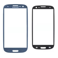 Samsung S3 Glass Replacement - Pebble blue, Black or White