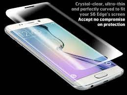 Samsung Galaxy S6 Edge Curved Tempered Glass Screen Protector