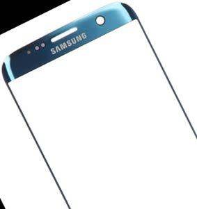 Galaxy S7 Edge (G935) Front Glass Lens - Blue Coral