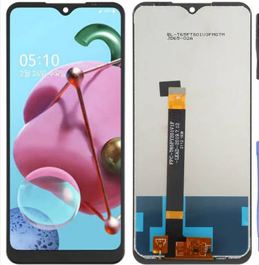 LG K51 LCD Screen frame and Digitizer Full Assembly