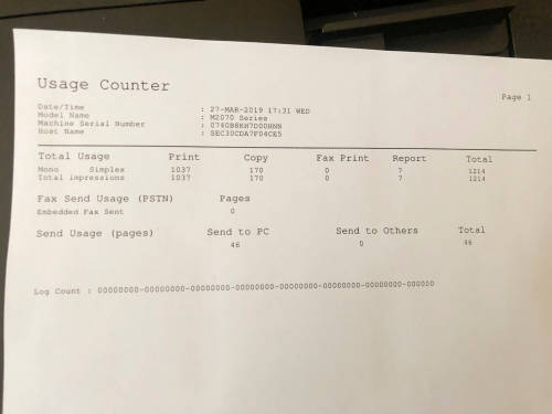 Samsung Mono Laser Printer M2070FW