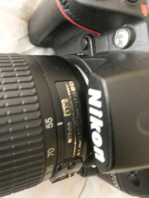 Nikon D7000 with 55-200mm lens (Pro digital camera)