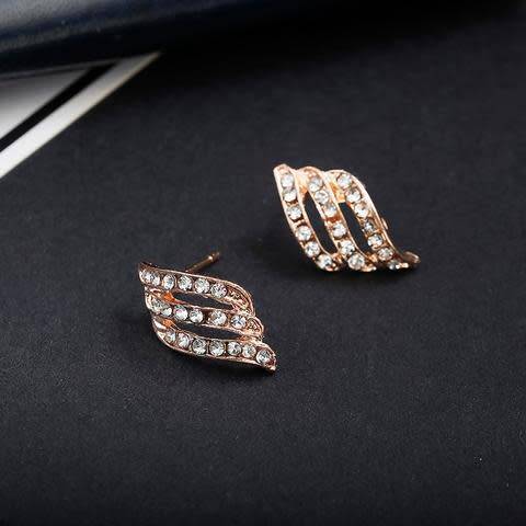 **Limited Stock**Stunning Korean Style Simple Crystal Stud Earrings
