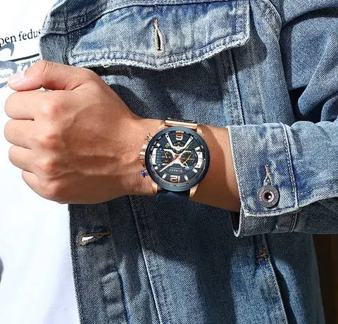 Curren Fashion Classic Chronograph Mens Watch