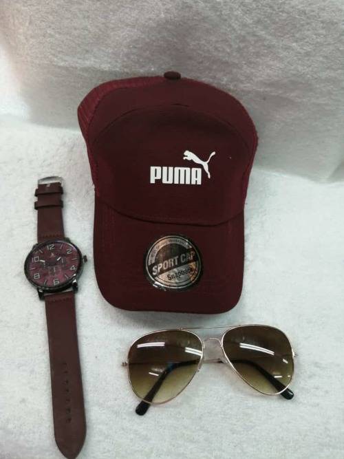 PUMA CAP, WATCH & SUNGLASSES SET