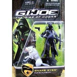 GI JOE THE RISE OF THE COBRA SNAKE EYES PARIS PURSUIT