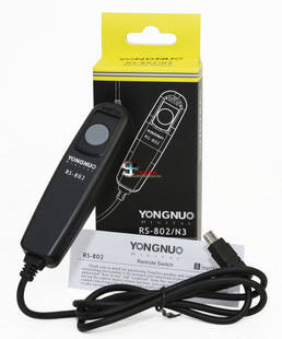 YongNuo RS-802 N3 Camera Wired Shutter Release for Nikon DSLR D90/D5000/D7000/D3100/D5100