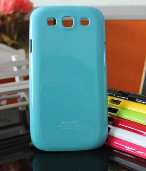 Samsung Galaxy S3/ i9300 Gel Silicone Soft Protective Phone Cover - Blue