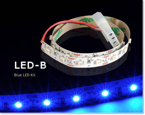Blue LED Flexible Strip 360mm/26LEDs for PC Chassis Mod