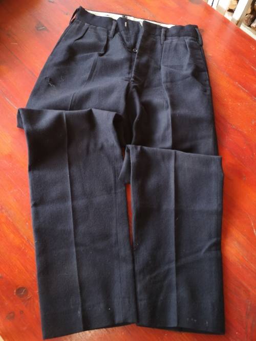 Early 1967 SADF Blue Serge trousers