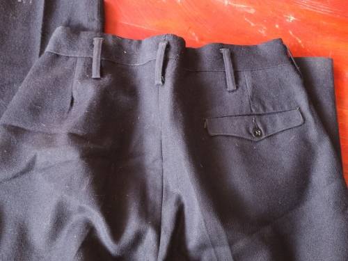 Early 1967 SADF Blue Serge trousers