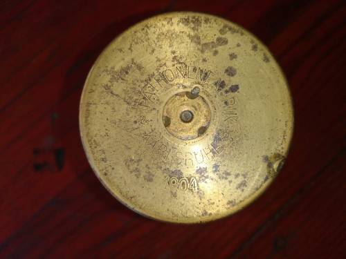 RARE German Colonial WW1 6cm Boat Landing Gun shell casing