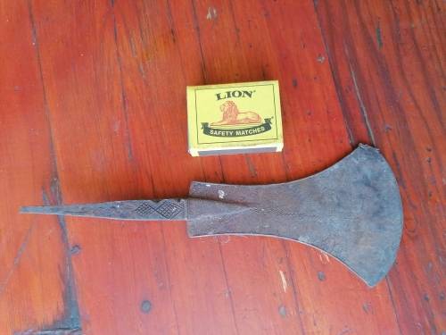 African Ornate Axe head - Angolan Bush War Souvenir