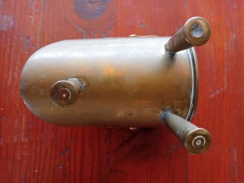 German WW1 Schutztruppen Trench Art Sugar Bowl