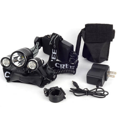 Head lamp CREE 5000Lm LED & Bike clamp/pouch