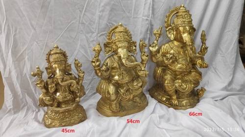 Solid Brass Ganesha 66cm Height