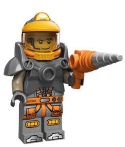 ~ New Lego Minifigures Series 12 Space Miner ~ New in Sealed Packaging ~ Discontinued (71007)