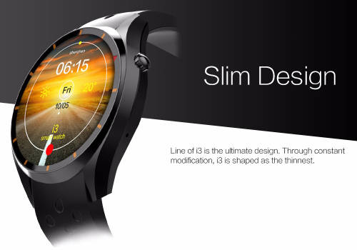 IQI I3 Android Smartwatch (Silver)
