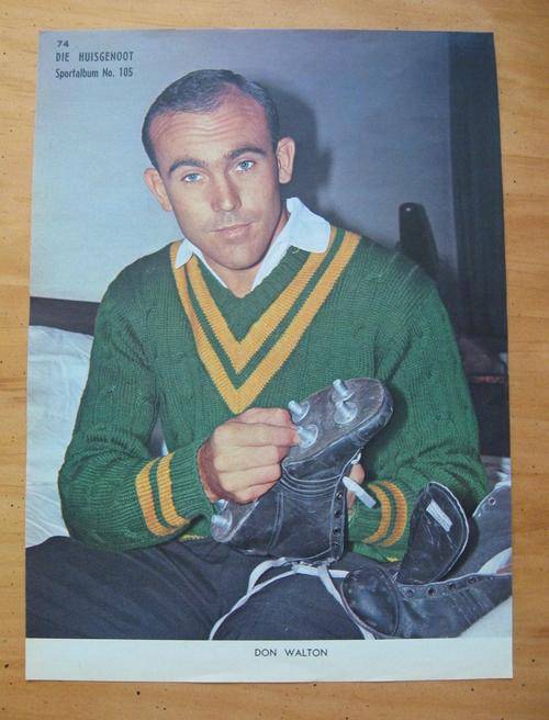 DON WALTON - former Springbok rugby player - original picture 'Huisgenoot' magazine of 23/07/1965
