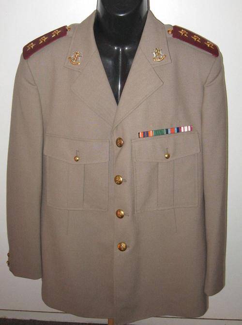 Old SADF military uniform - pre 1994 - SOUTH AFRICAN MEDICAL SERVICE - captain rank