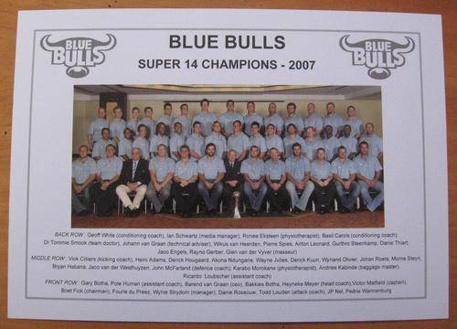 2007 BLUE BULLS - Super 14 champions