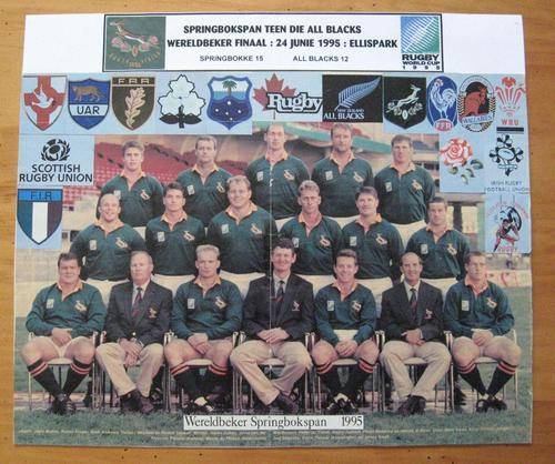 SPRINGBOKS vs ALL BLACKS - 1995 Rugby World Cup Final
