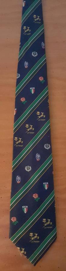 Official rugby tie : SOUTH AFRICA END OF THE YEAR TOUR TO EUROPE : 1997 (SARFU licensed tie)
