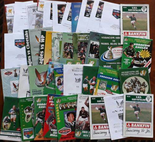 40 Different rugby programmes sold together