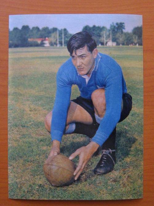 Gloss photo of former Springbok rugby player Frik du Preez