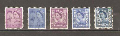 1958 -69 Guernsey & Jersey definitves Used and hinged