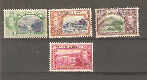 Trinidad and Tobago George VI Pictorials 2d & 5d new & hinged
