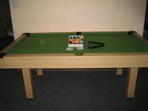 Pool Table, Balls & Chalk