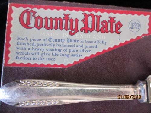 Silver plated dinner knives