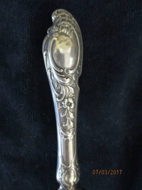 German silver handled  ladle