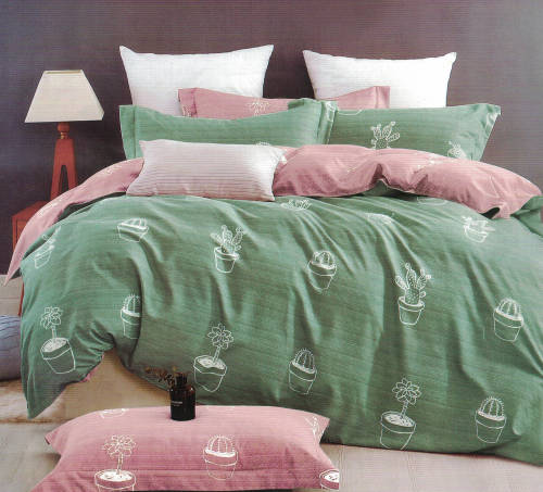 Printed Cotton Duvet Cover Set