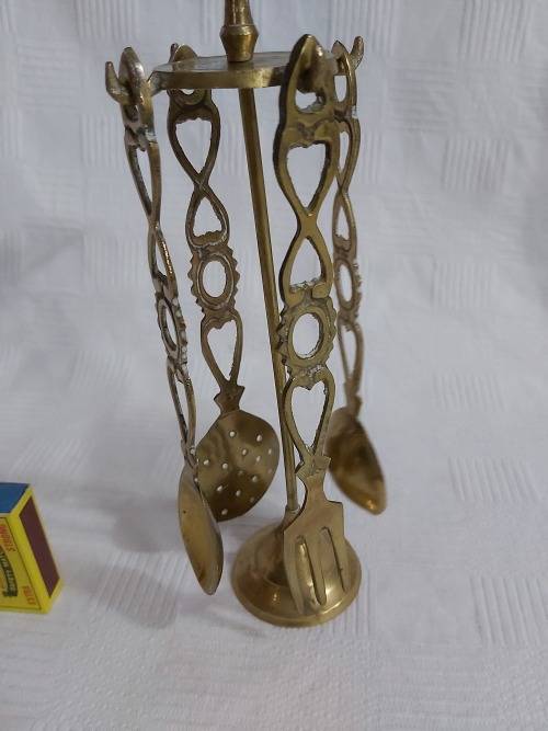 Brass kitchen set