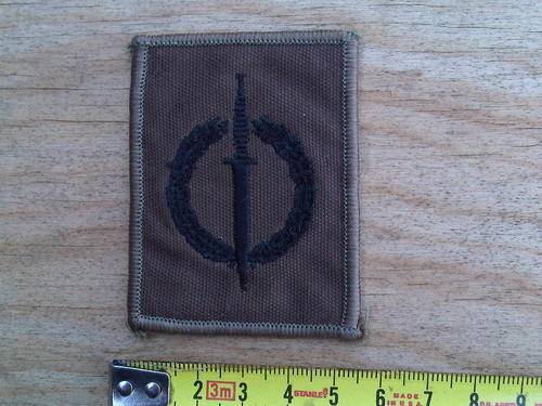 SADF Recce Operator cloth badge, late 1980's guaranteed original