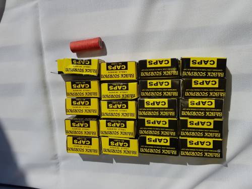 Black Scorpion Clap Gun caps rolls