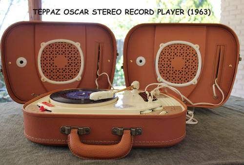 Teppaz Oscar Stereo Record Player. (1963) MINT CONDITION - Turntable