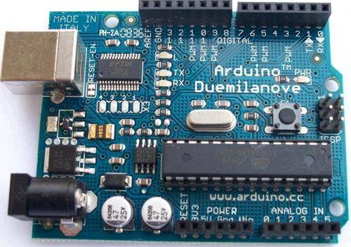 Arduino Duemilanove ATMega168 Microcontroller board + Cable and Free Shipping
