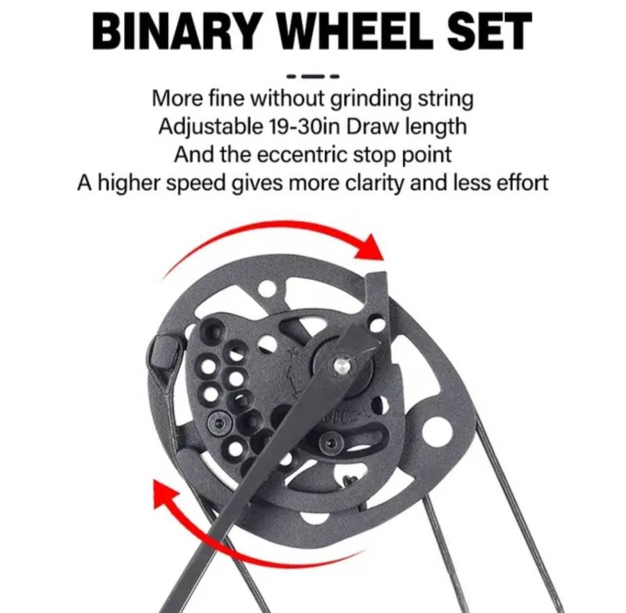 HUNTING COMPOUND BOW WITH FREE ACCESSORIES