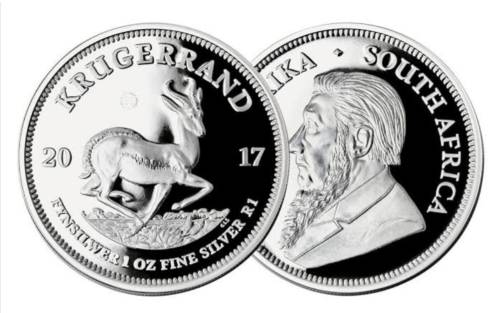 1oz Silver Kruger Rand 2017 50year edition stamp with Certificate