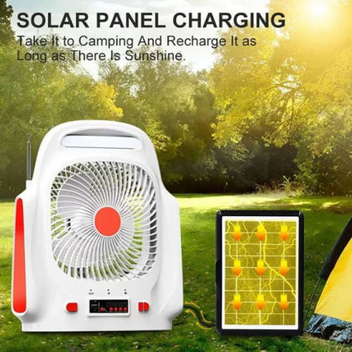 Solar Fan With Speaker