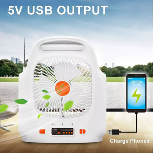 Solar Fan With Speaker