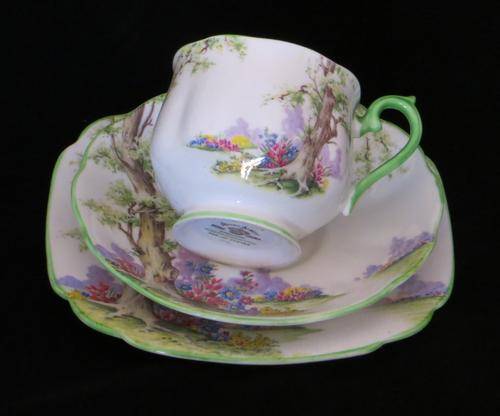ROYAL ALBERT 'GREENWOOD TREE' TRIO (4 available)