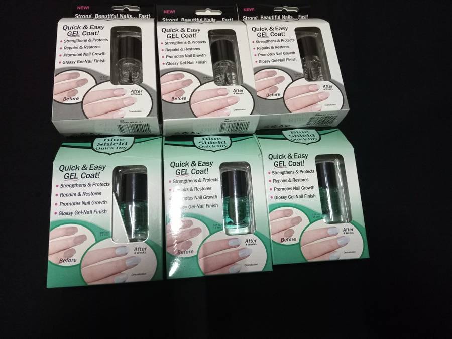 JOBLOT !!!!! Blue shield , Clear shield nail polish